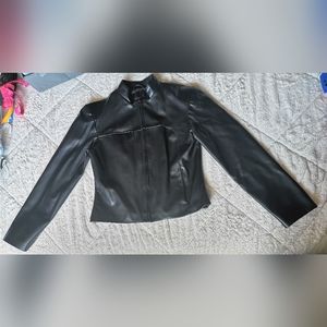 Faux leather jacket. Size S